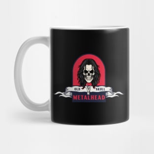Old Skull – Metalhead Headbanger Mug